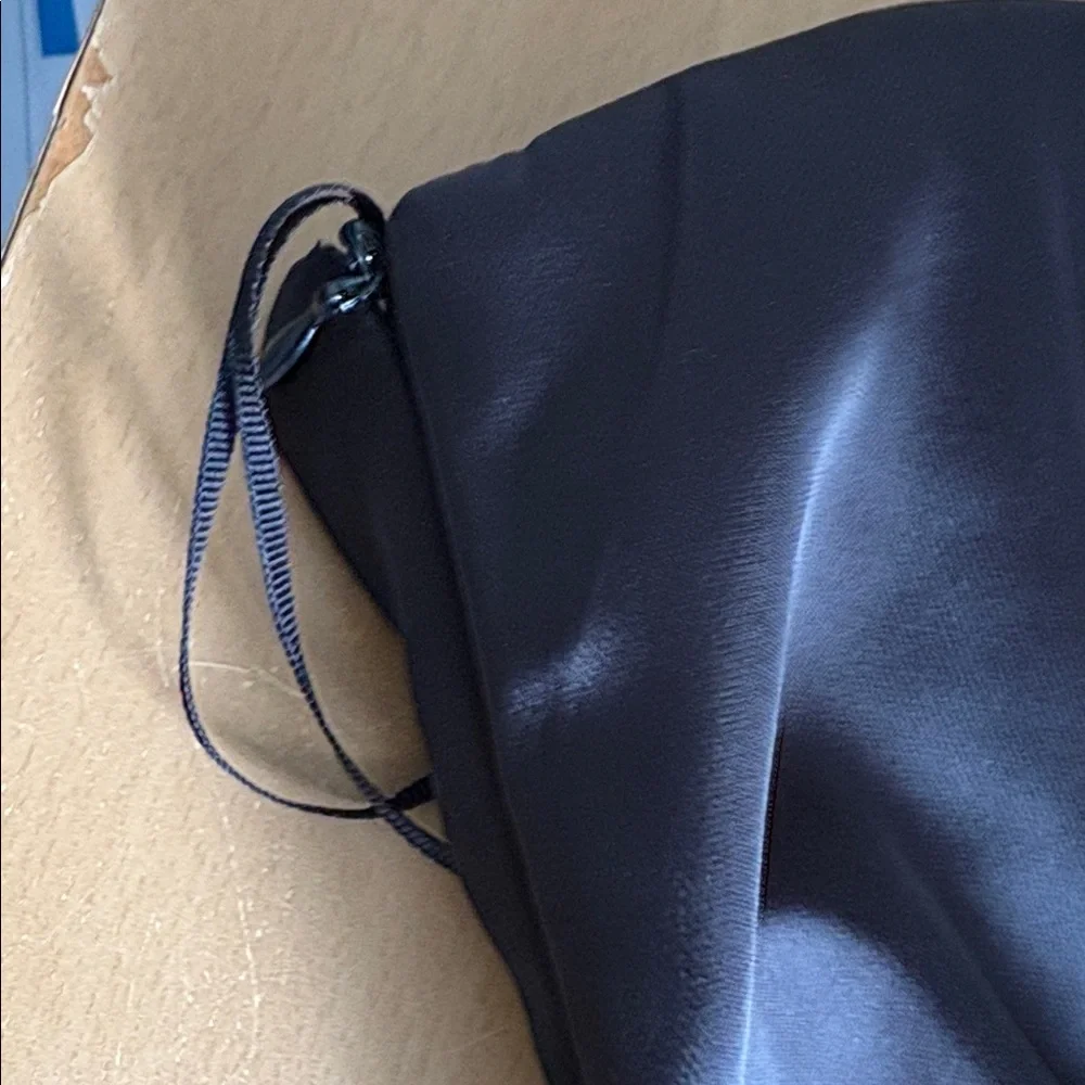 Zara Black Satin Strapless Peplum Top - Picture 10 of 10